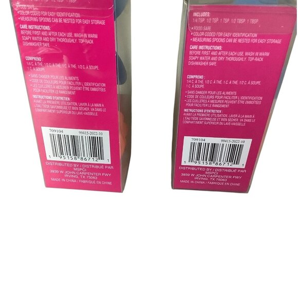 Celebrate It Measuring Spoon Sets 5 Pc Bakeware Utensils (2 Packs) Butterfly - Picture 5 of 7